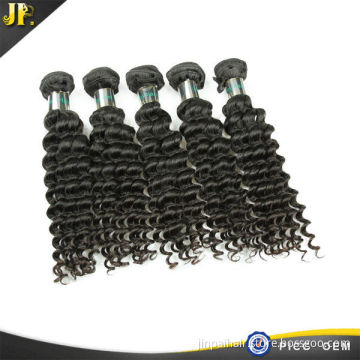 JP unprocessed wholesale virgin mongolian human hair, grade 8A deep wave hair